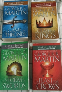 The first four Game of Thrones books.